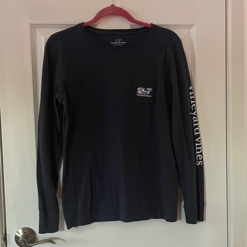 Vineyard Vines Dark Blue Long Sleeve Tee